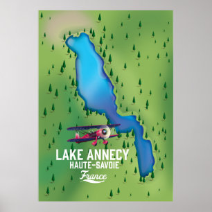 See Annecy,Haute-Savoie ,Frankreich Poster
