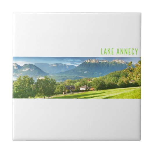 See-Annecy-Keramik-Fliese Fliese (Vorderseite)