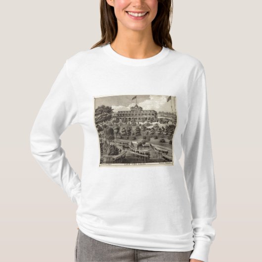 See-Ansicht-Haus in Asbury Park, NJ T-Shirt (Vorderseite)