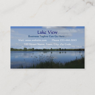 See-Ansicht-Visitenkarte Visitenkarte