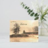 See Araisi Lettland Postkarte (Stehend Vorderseite)