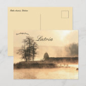 See Araisi Lettland Postkarte (Vorne/Hinten)