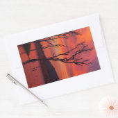 See Awoonga Sonnenuntergangsaufkleber Rechteckiger Aufkleber (Umschlag)