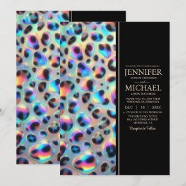 SEE BACK All-In-One Exotic Posh Wedding Invitation Einladung