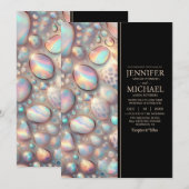 SEE BACK All-In-One Exotic Posh Wedding Invitation Einladung (Vorne/Hinten)