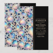 SEE BACK All-In-One Exotic Posh Wedding Invitation Einladung (Vorne/Hinten)