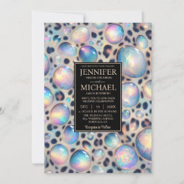 SEE BACK All-In-One Exotic Posh Wedding Invitation Einladung