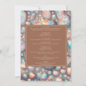 SEE BACK All-In-One Exotic Posh Wedding Invitation Einladung (Rückseite)