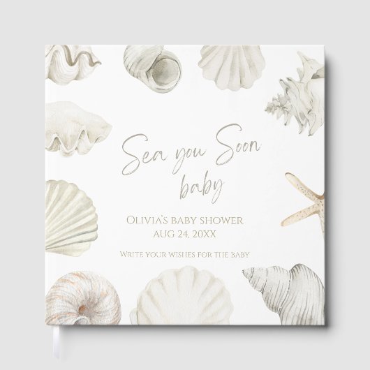 See bald Baby Dusche Gästebuch (Vorderseite)