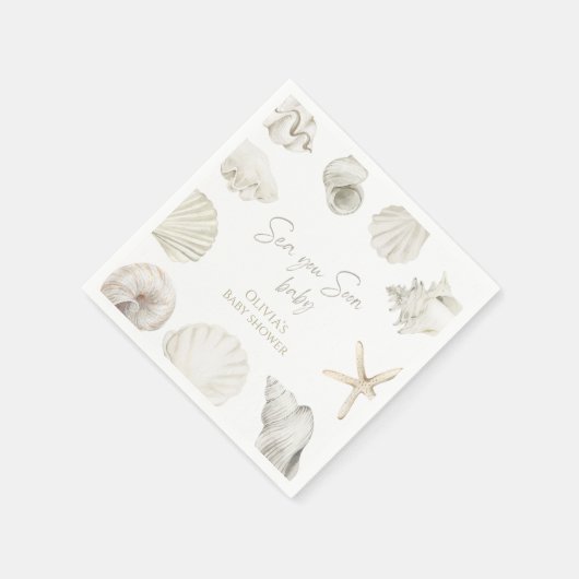 See bald Baby Dusche Serviette (Ecke)