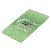 See Balkhash Kasachstan Schifffahrtskarte Magnet (Linke Seite)