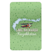 See Balkhash Kasachstan Schifffahrtskarte Magnet (Vertikal)