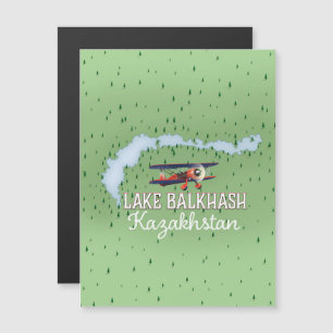 See Balkhash Kasachstan Schifffahrtskarte Magnetkarte
