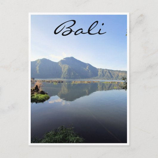 See batur bali postkarte (Vorderseite)