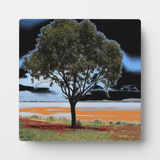 See Beeac Solo Tree Plaque Fotoplatte (Vorderseite)