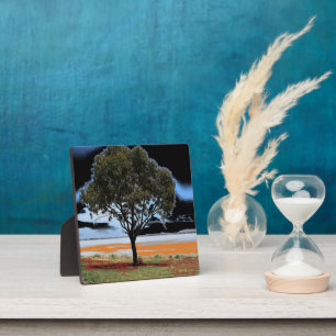 See Beeac Solo Tree Plaque Fotoplatte