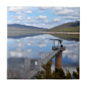 See Bellfield Wolken auf Stillwasser Fliese (Vorderseite)