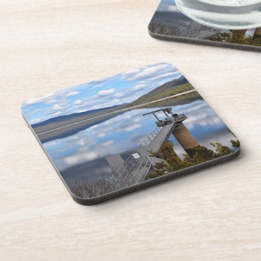 See Bellfield Wolken auf Stillwasser Getränkeuntersetzer (Linke Seite)