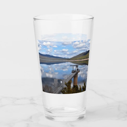 See Bellfield Wolken auf Stillwasser Glas (Vorderseite)