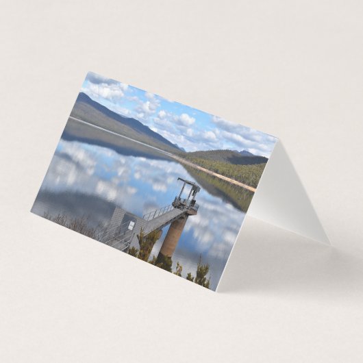 See Bellfield Wolken auf Stillwasser-Grußkarte (Vorderseite)