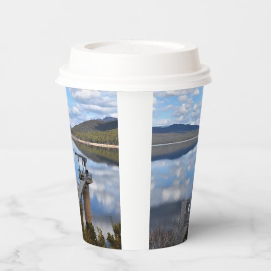 See Bellfield Wolken auf Stillwasser Pappbecher (Links)