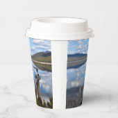 See Bellfield Wolken auf Stillwasser Pappbecher (Rechts)