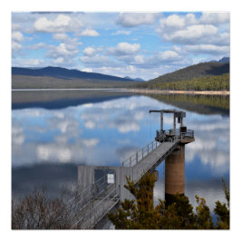 See Bellfield Wolken auf Stillwasser Poster