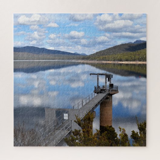 See Bellfield Wolken auf Stillwasser Puzzle (Vertikal)