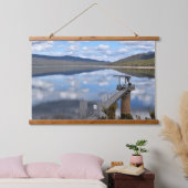 See Bellfield Wolken auf Stillwasser Wandteppich Mit Holzrahmen (Schlafzimmer)