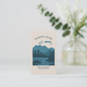 See & Berge - Angelführer Vertikal Visitenkarte (Stehend Vorderseite)