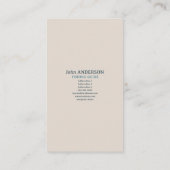 See & Berge - Angelführer Vertikal Visitenkarte (Rückseite)