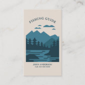 See & Berge - Angelführer Vertikal Visitenkarte (Vorderseite)