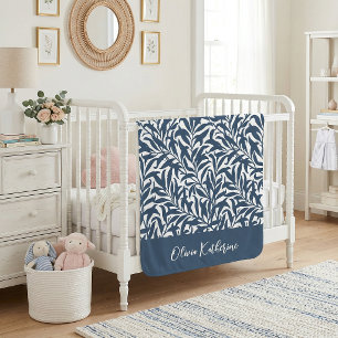 See Blau Weiden Zweig Monogrammiert Sherpadecke
