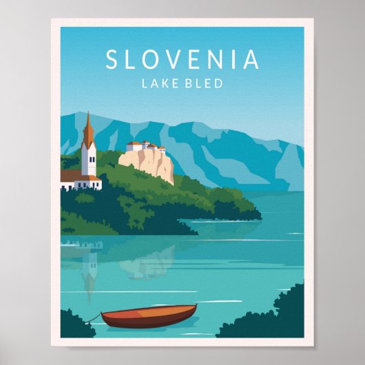 See Bled Slowenien Poster (Vorne)