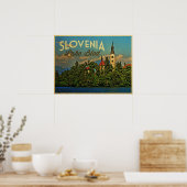 See Bled Slowenien Poster (Küche)