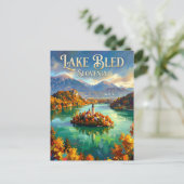 See Bled Slowenien Postkarte (Stehend Vorderseite)