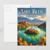 See Bled Slowenien Postkarte (Vorne/Hinten)