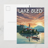 See Bled Slowenien Postkarte (Vorne/Hinten)