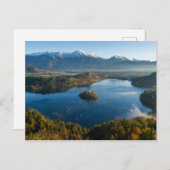 SEE BLED, SLOWENIEN POSTKARTE (Vorne/Hinten)