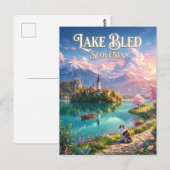 See Bled Slowenien Postkarte (Vorne/Hinten)