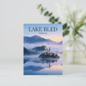 See Bled Slowenien Postkarte (Stehend Vorderseite)