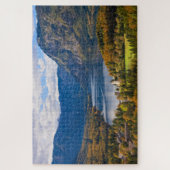 See Bohinj in Slowenien im Herbst Puzzle (Vertikal)