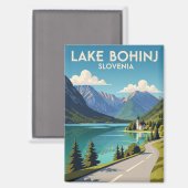 See Bohinj Slowenien Magnet (Vorderseite/Rückseite)