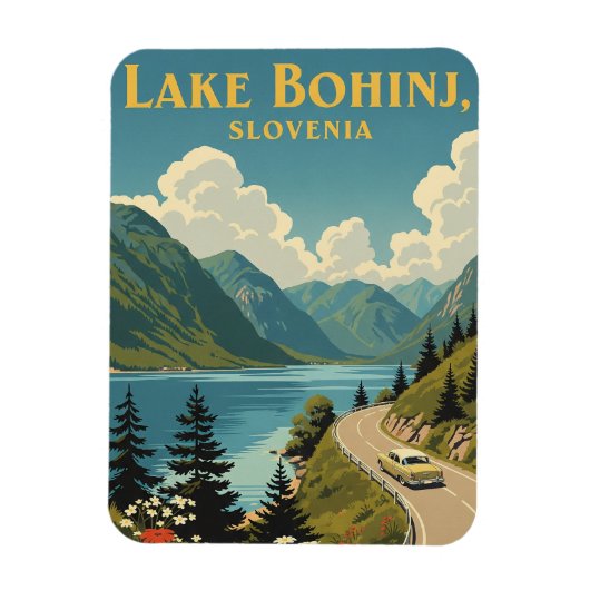 See Bohinj Slowenien Magnet (Vertikal)