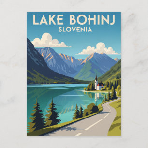 See Bohinj Slowenien Postkarte