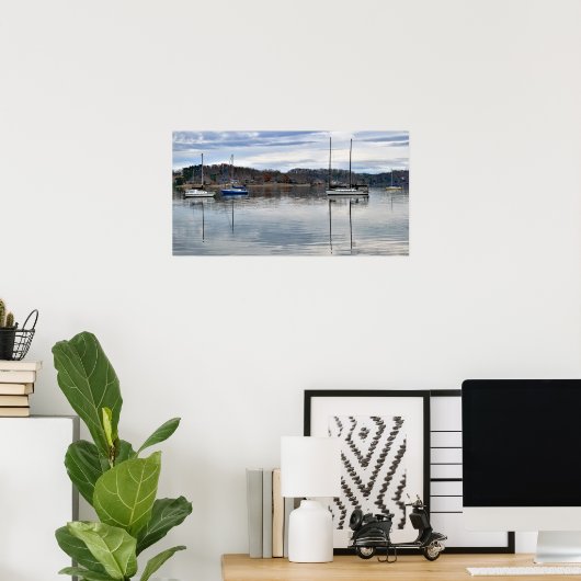 See Boote Poster (Heimbüro)