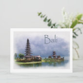 See Bratanan Bali Indonesien Einladung (Stehend Vorderseite)
