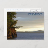 See Champlain aus Shelburn Farms, VT Postkarte (Vorne/Hinten)