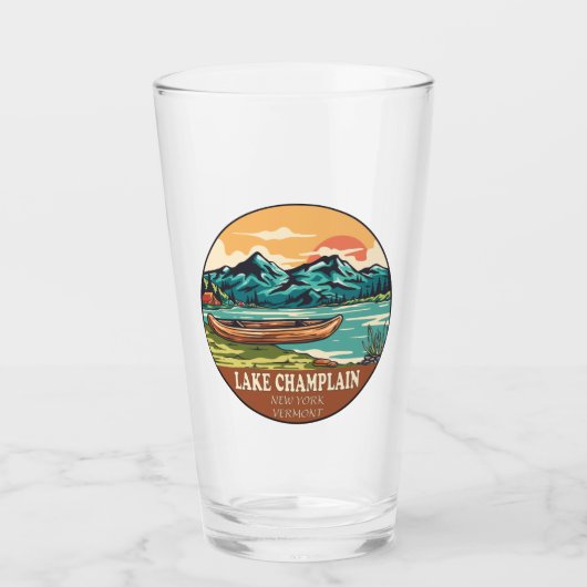 See Champlain Boating Fishing Emblem Glas (Vorderseite)