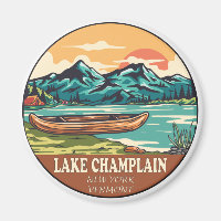 See Champlain Boating Fishing Emblem